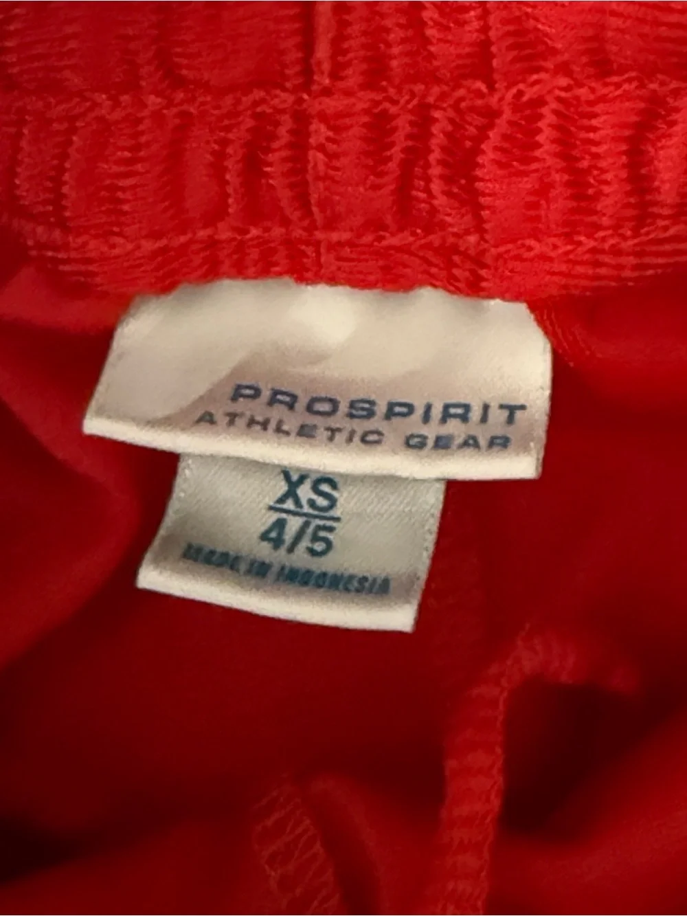 Prospirit XS 4/5 Boys Red Athletic Basketball Shorts Casual Wear Kids 4T 5T